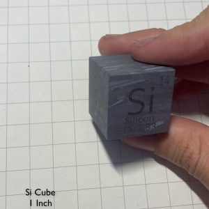 1 inch element cube of silicon 99.9999%