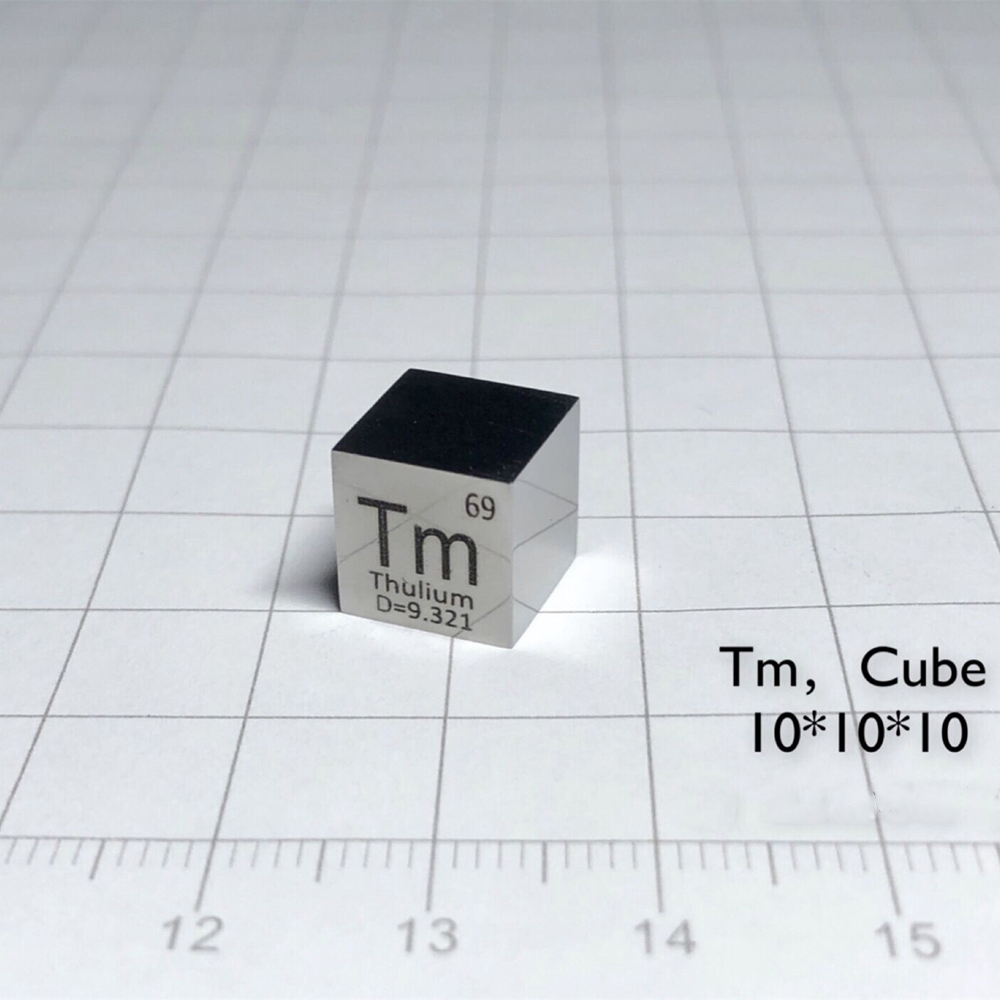 铥立方10mm镜面-MN Thulium Tm cube 10mm mirror polished - Image 2