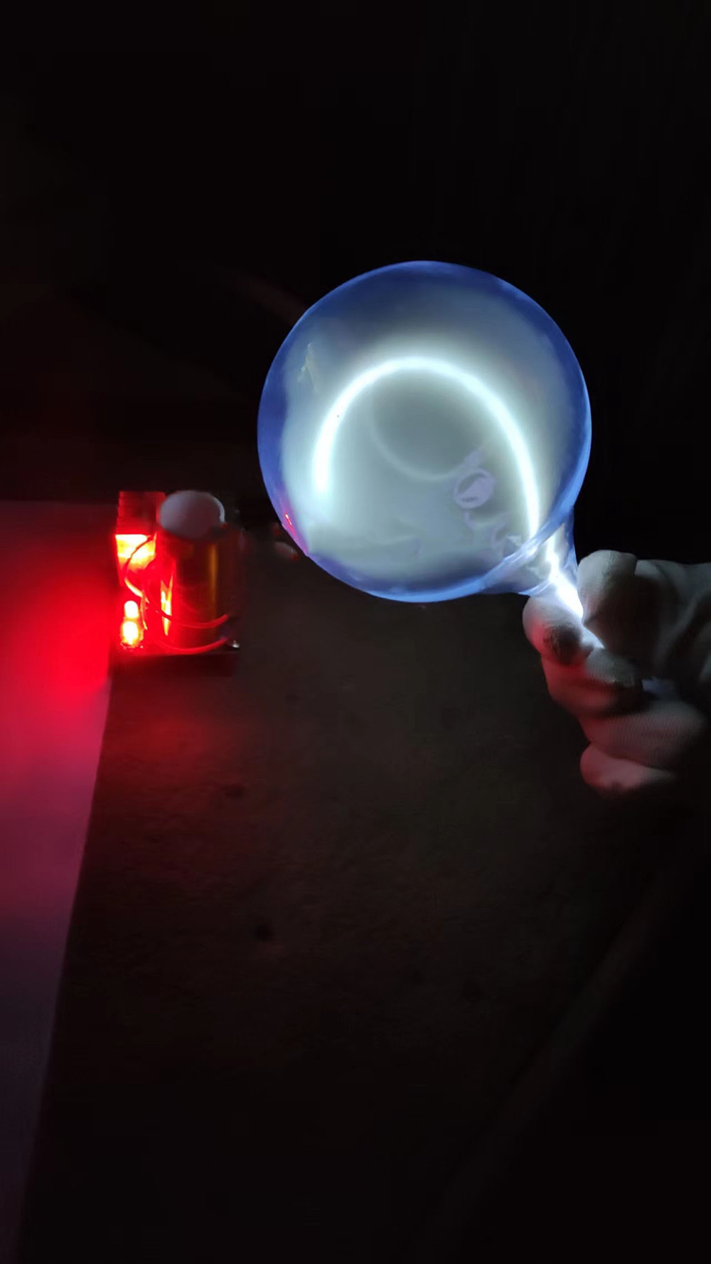 稀有气体球-8.5cm氙气_副本 8cm Xenon Ball Glass Sealed Rare Gas Sample for Collection Hobby Experiment