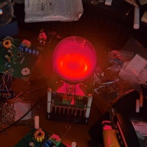 13cm Neon Sound Wave Ion Sphere Rare Gas Ne