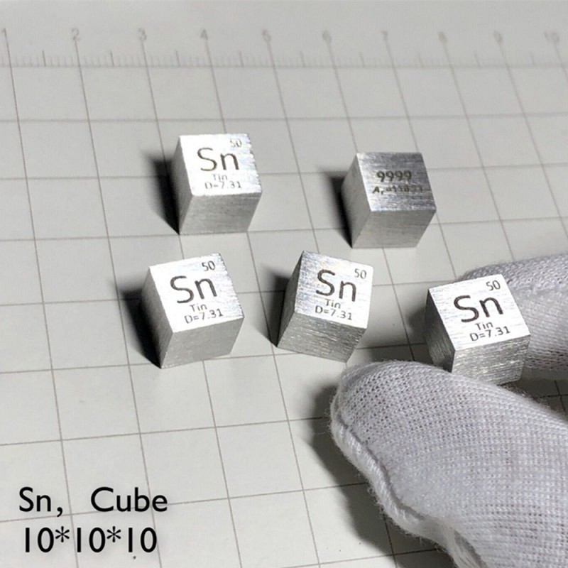15dafd1c33c65d13ac39e51f4497b3f604a-1.jpg 1cm Metal Tin Cubic Element Periodic Phenotype Sn 99.99% - Image 3