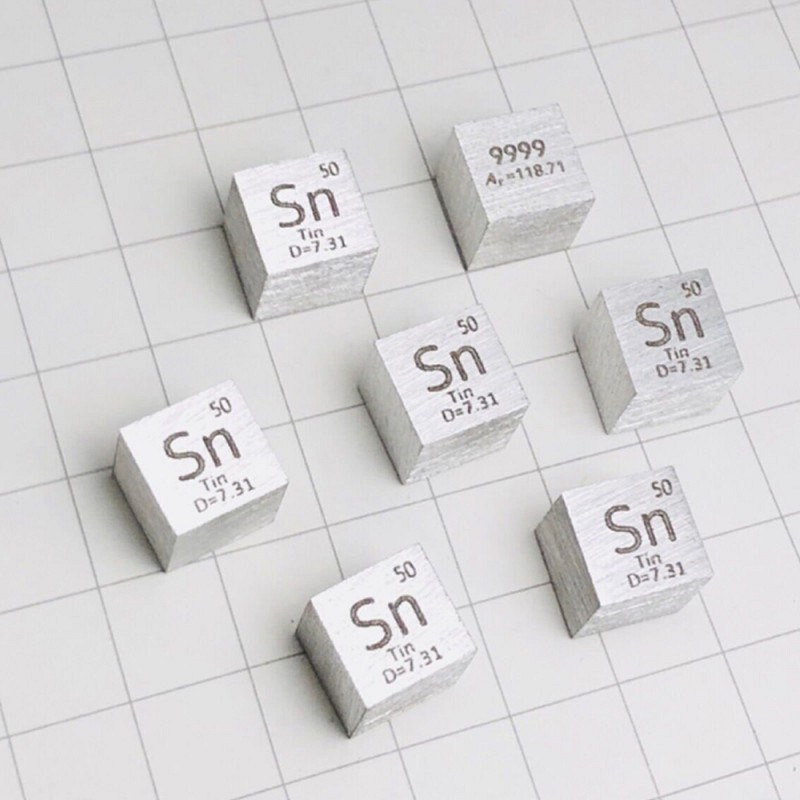 6c9c604c7284109fb1f6e48d71053a6a4e7-1.jpg 1cm Metal Tin Cubic Element Periodic Phenotype Sn 99.99% - Image 2