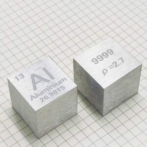 25.4mm Metal Aluminum Cubic Element Periodic Phenotype Carving Al 99.99%