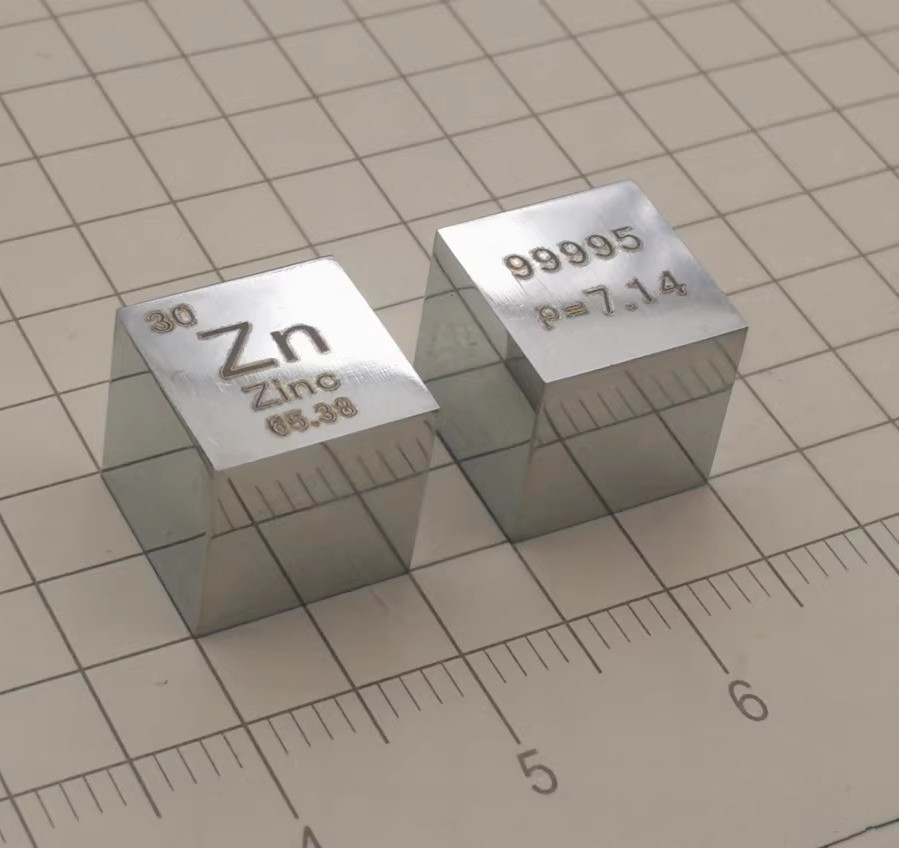 7c212c6bbbc04e36ed73e740ec3301136c8.jpg 10mm Mirror Polished Zinc Cube Element Periodic Phenotype Zn 99.995% - Image 2