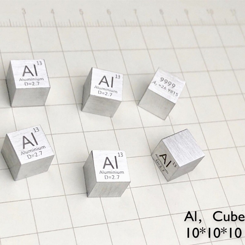 873e24b3762e3fd1c385e4ad2f7c3040d84.jpg 1cm Metal Aluminum Cubic Element Periodic Phenotype Al(Aluminium) 99.7%