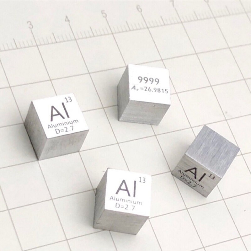 ba4ea4173ae4a1c75c170cc3cf52885b3af.jpg 1cm Metal Aluminum Cubic Element Periodic Phenotype Al(Aluminium) 99.7% - Image 3