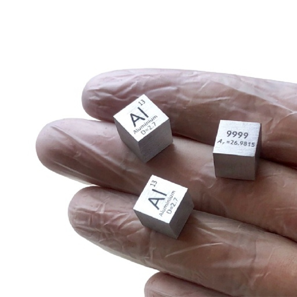 d531d26d9e06c5e5f05603ee2e1f1fee3ad.jpg 1cm Metal Aluminum Cubic Element Periodic Phenotype Al(Aluminium) 99.7% - Image 2