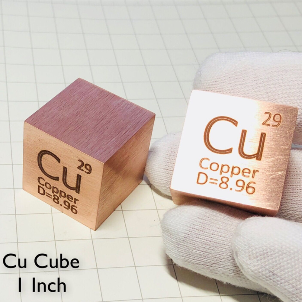 a32996af36b6e1cd9e866f5d81d78179f47 1 Inch Copper Cube Periodic Phenotype Cubic Cu 99.95% - Image 4