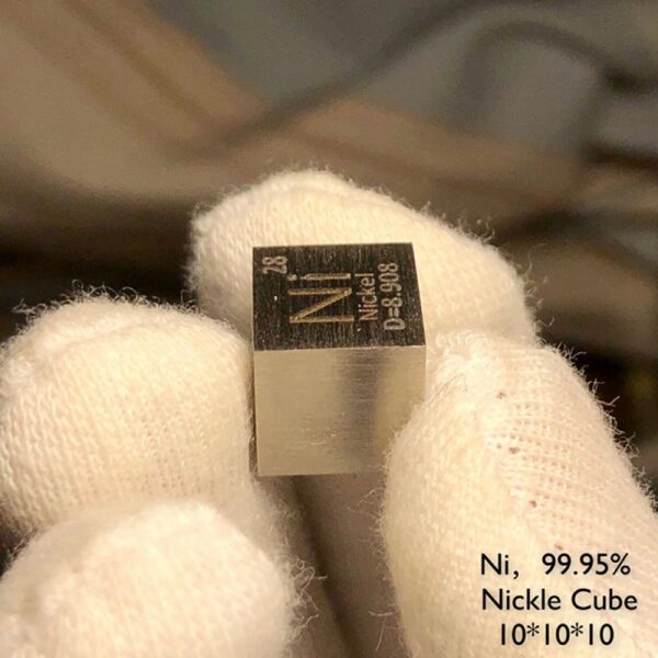 1cm Metal Nickel Cubic Element Periodic Phenotype Ni 99.6% - Image 2