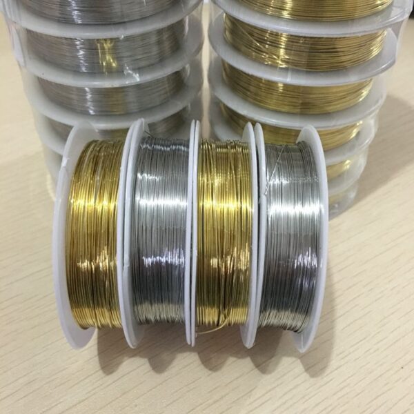 10 Rolls Of Metal Copper Wire DIY Crafts Jewelry Bead Rope Processing - Image 7
