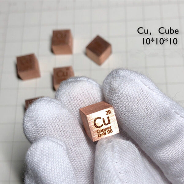 10mm Copper Cubic Periodic Phenotype Cubic Cu 99.95% - Image 4