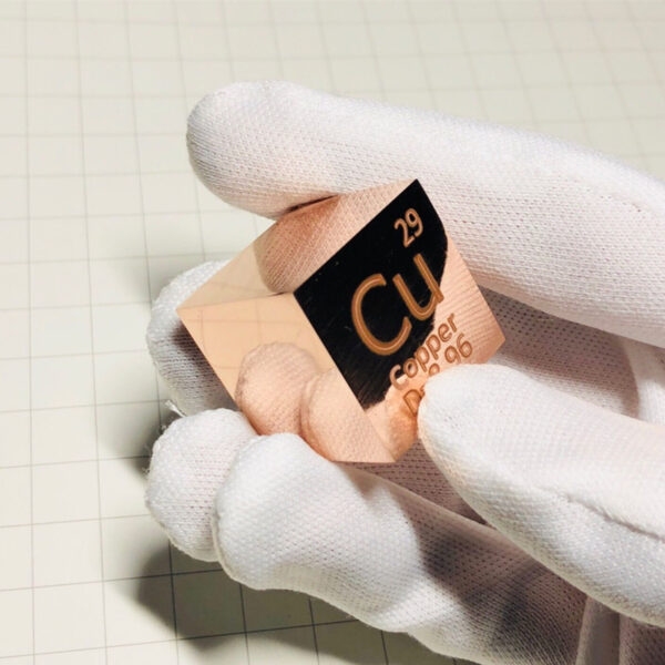 1-inch Mirror Copper Cubic Periodic Phenotype Cubic Cu 99.95%