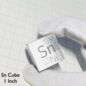 1-inch Metal Tin Cubic Element Periodic Phenotype Sn 99.99%