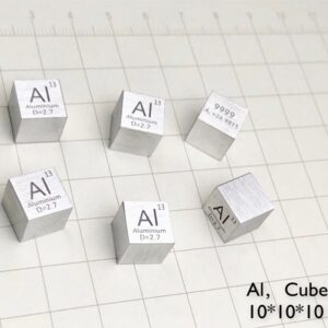 1cm Metal Aluminum Cubic Element Periodic Phenotype Al 99.7%