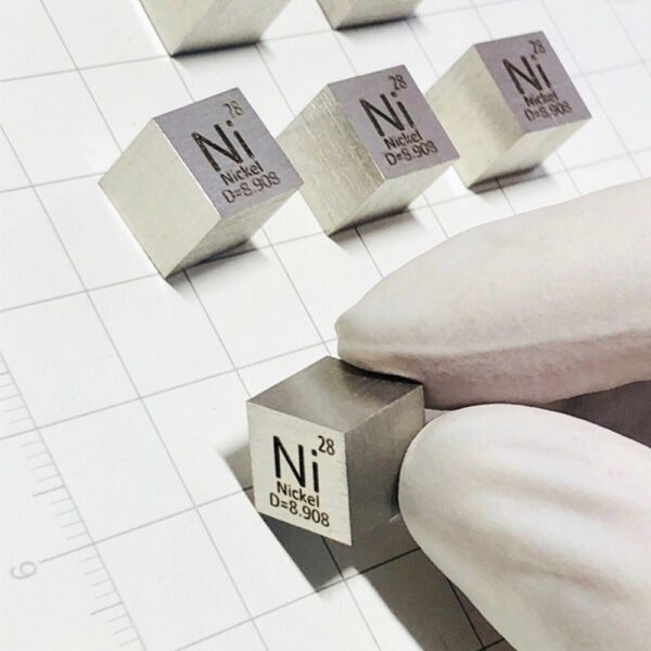 1cm Metal Nickel Cubic Element Periodic Phenotype Ni 99.6%