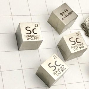 10mm Pure Scandium Cubic, 99.95% High-purity Metal Sc