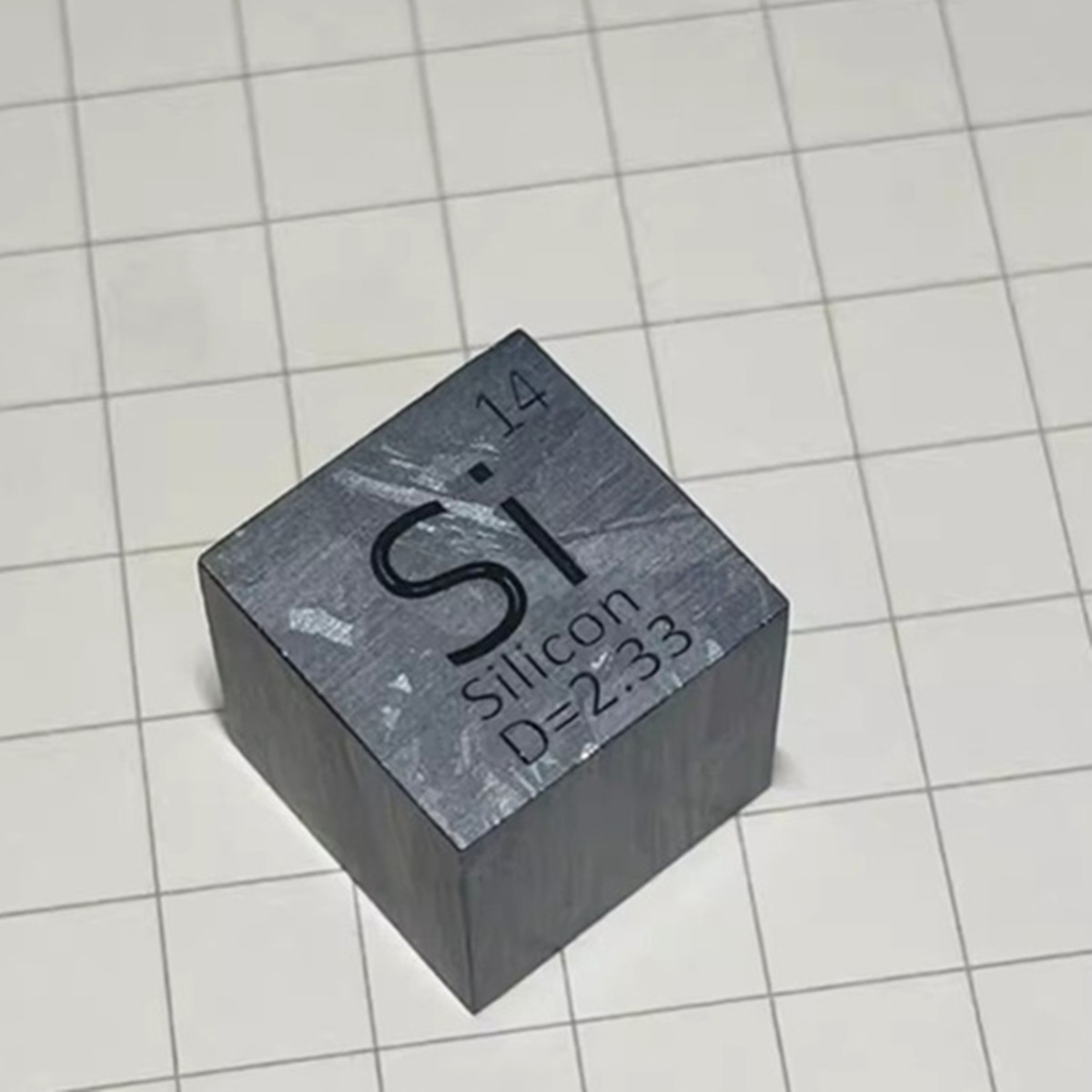 a370a894073b22d1dae590453228e9eacd3 20mm Metal Silicon Cubic Element Periodic Phenotype High-purity Si 6N