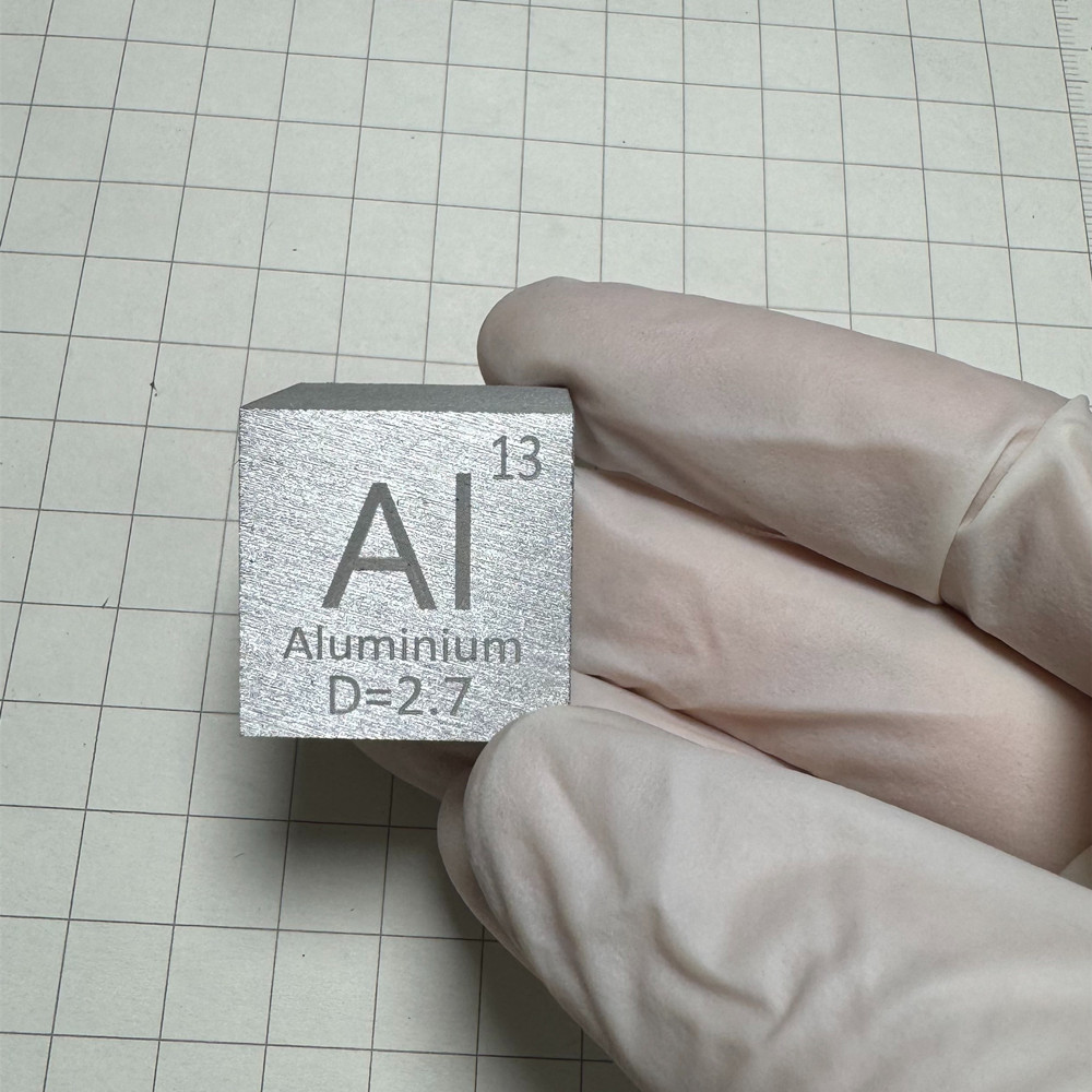 fec8aebeac2d7701f3aeddb595ba3adc7e8 1-inch Metal Aluminum Cubic Element Periodic Phenotype Al(Aluminium) 99.7%