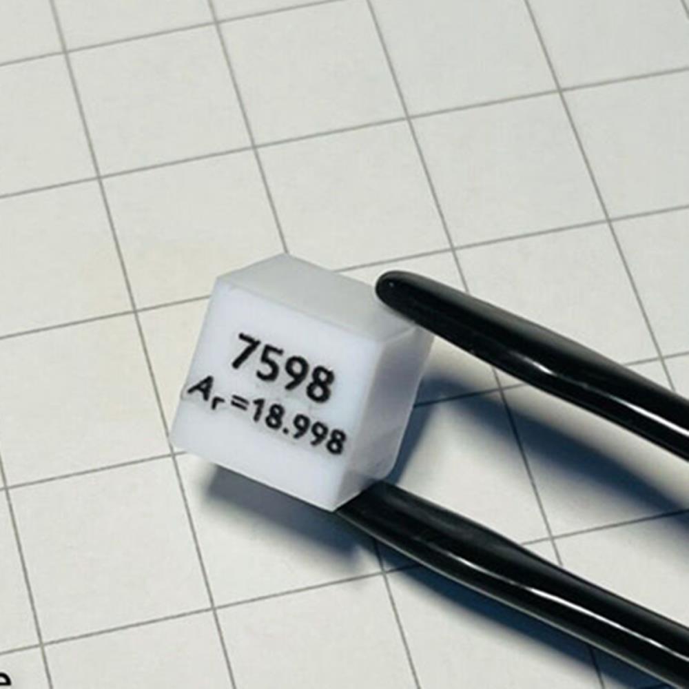 0581e8e1f66d06451c650c9393c7816f564 10mm Metal Fluorine Cube, Polytetrafluoroethylene Element F Block - Image 3