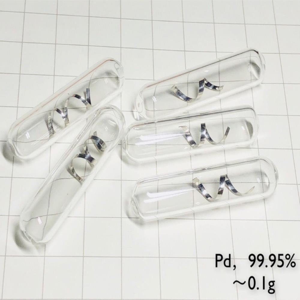 11aa43a81e9475f49b473e4bddc08cc2bc1 0.1g Glass Sealed Pure Palladium Tape, 99.95% High-purity Precious Metal Pd - Image 2