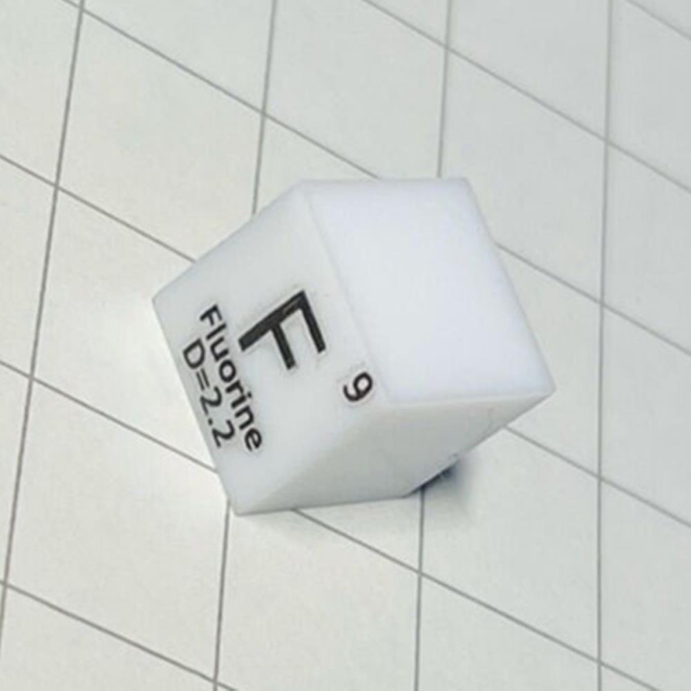 16143578fe551a8e49ebda3351ce3372ee0 10mm Metal Fluorine Cube, Polytetrafluoroethylene Element F Block - Image 4