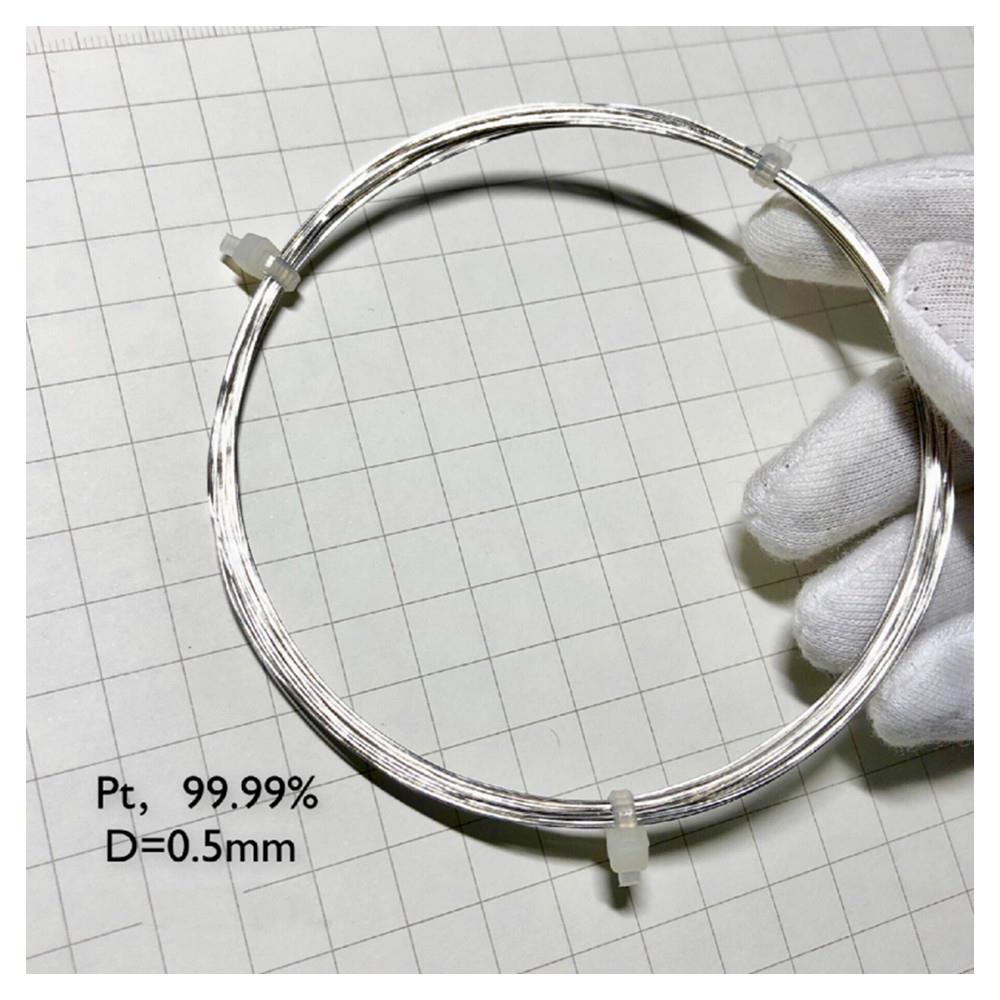 214ac144e46d4577aede2a90a7a82b387c7 Pure Platinum Wire, Diameter 0.5mm, Length 1cm, 99.99% High-purity Metal Pt