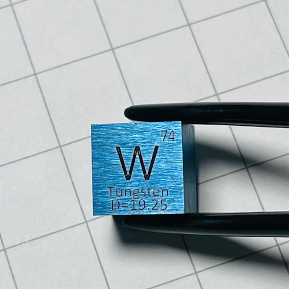 225bf4d01d61de00fd732f7408fa00500a3 7-piece Set Of Colored 10mm Tungsten Cube, 99.95% High-purity Metal W Block - Image 7