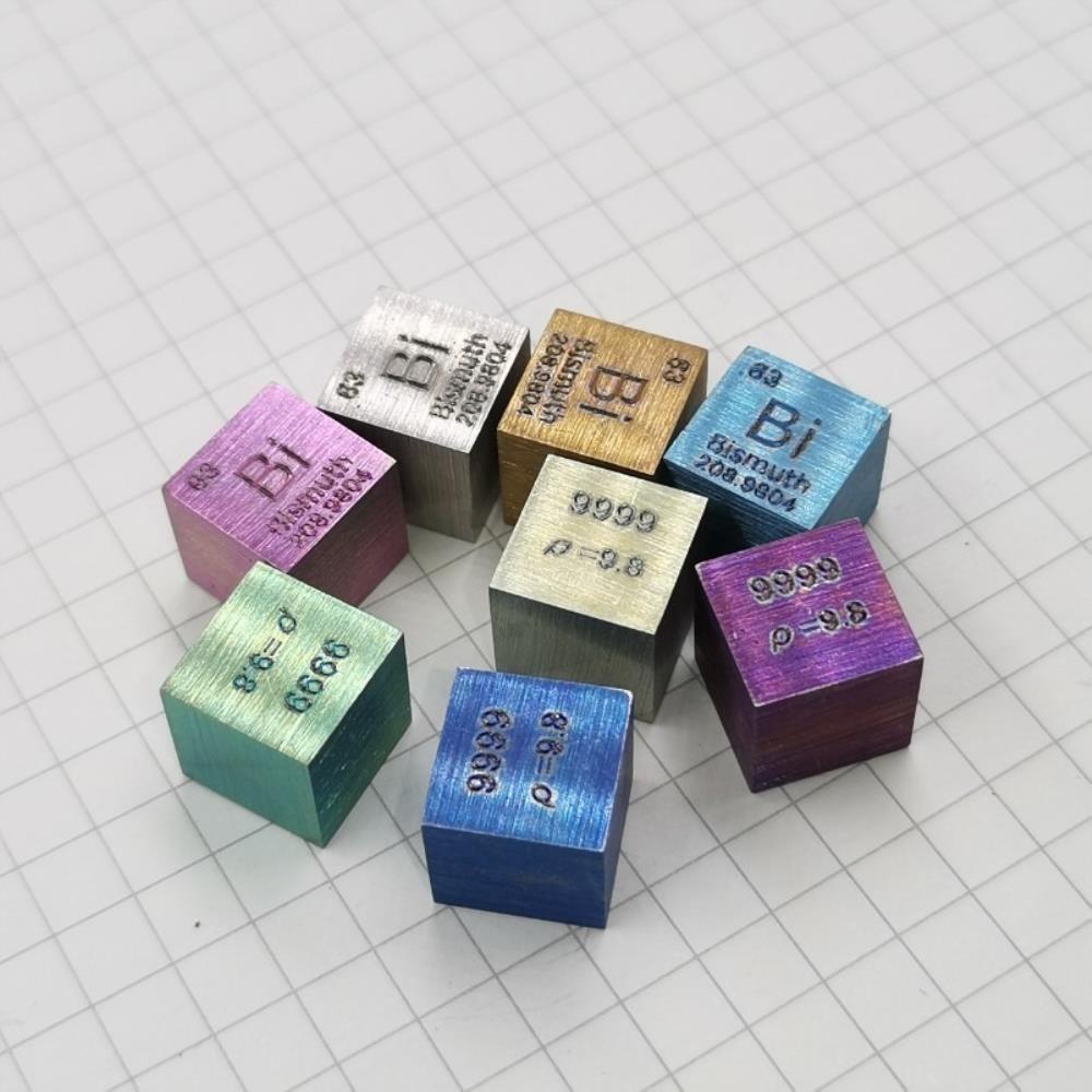 25b98e7df37ace3b36197be1b6a105f339a Color 10mm Metal Bismuth Cube, 99.99% High-purity Element Bi Block - Image 2