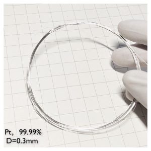 Pure Platinum Wire, Diameter 0.3mm, Length 10cm, 99.99% High-purity Metal Pt