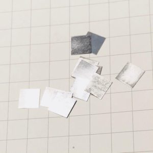 Pure Rhenium Square Piece, 10mm, 99.99% High-purity Rare Re