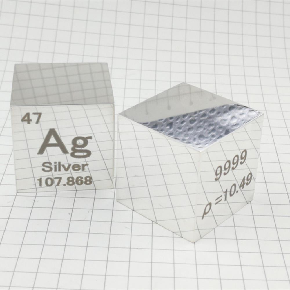 29e3fdfe862b71bc6ebda97b47f3c05f3bd 1-inch Silver Cube, Mirror Polished, 99.99% High-purity Metal Ag Block - Image 5