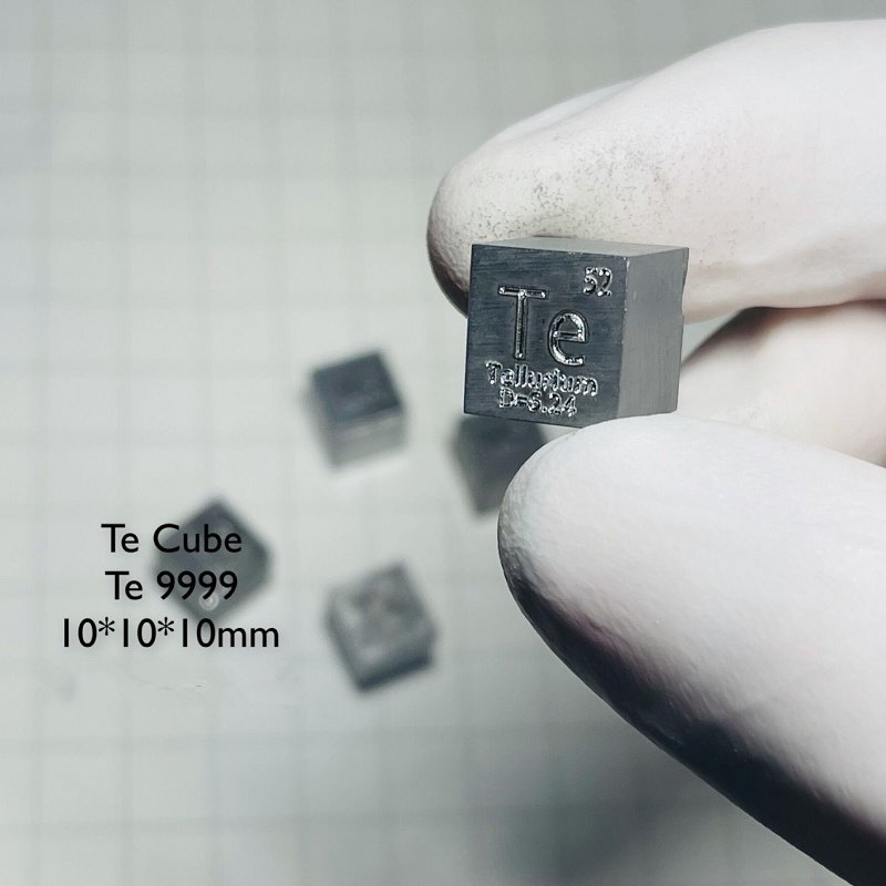 2b21177d101cd694a275ef1cbdab7d8dc27 1cm Tellurium Cube, 99.99% High-purity Metal Te Block