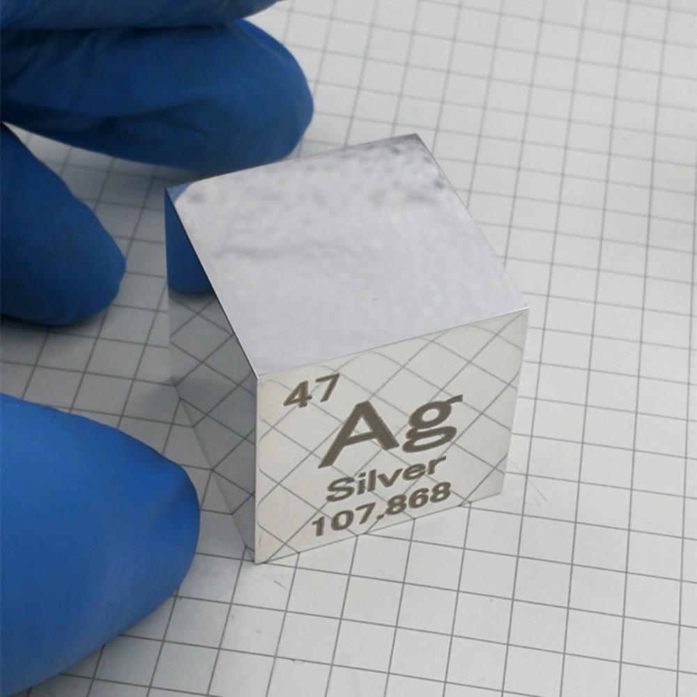 2b891a06ab563d55b245de94a04e71a4f99 1-inch Silver Cube, Mirror Polished, 99.99% High-purity Metal Ag Block - Image 2