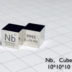 10mm Niobium Cube, Mirror Polished, 99.95% High-purity Metal Nb Block