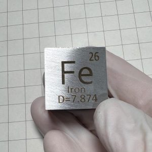 25.4mm Metal Iron Cube, 99.5% High-purity Element Fe Block