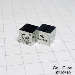10mm Germanium Cube, Mirror Polished, 99.999% High-purity Metal Ge Block
