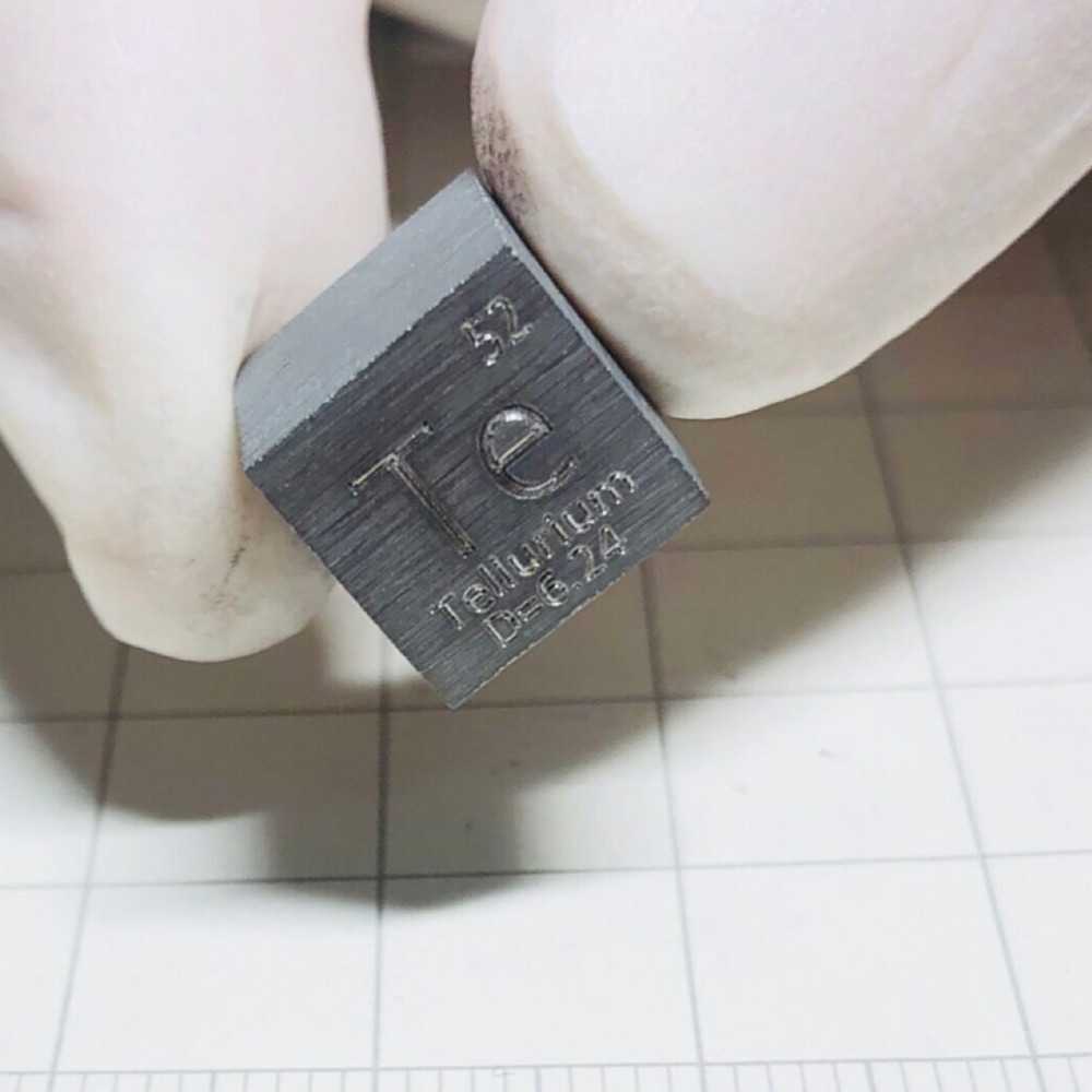 3704afc09800cfa995b296f999a998805c0 1cm Tellurium Cube, 99.99% High-purity Metal Te Block - Image 3