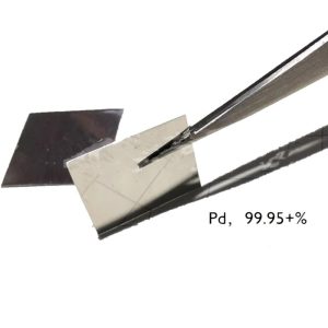 20mm Pure Palladium Square Sheet, 99.95% High-purity Precious Metal Pd