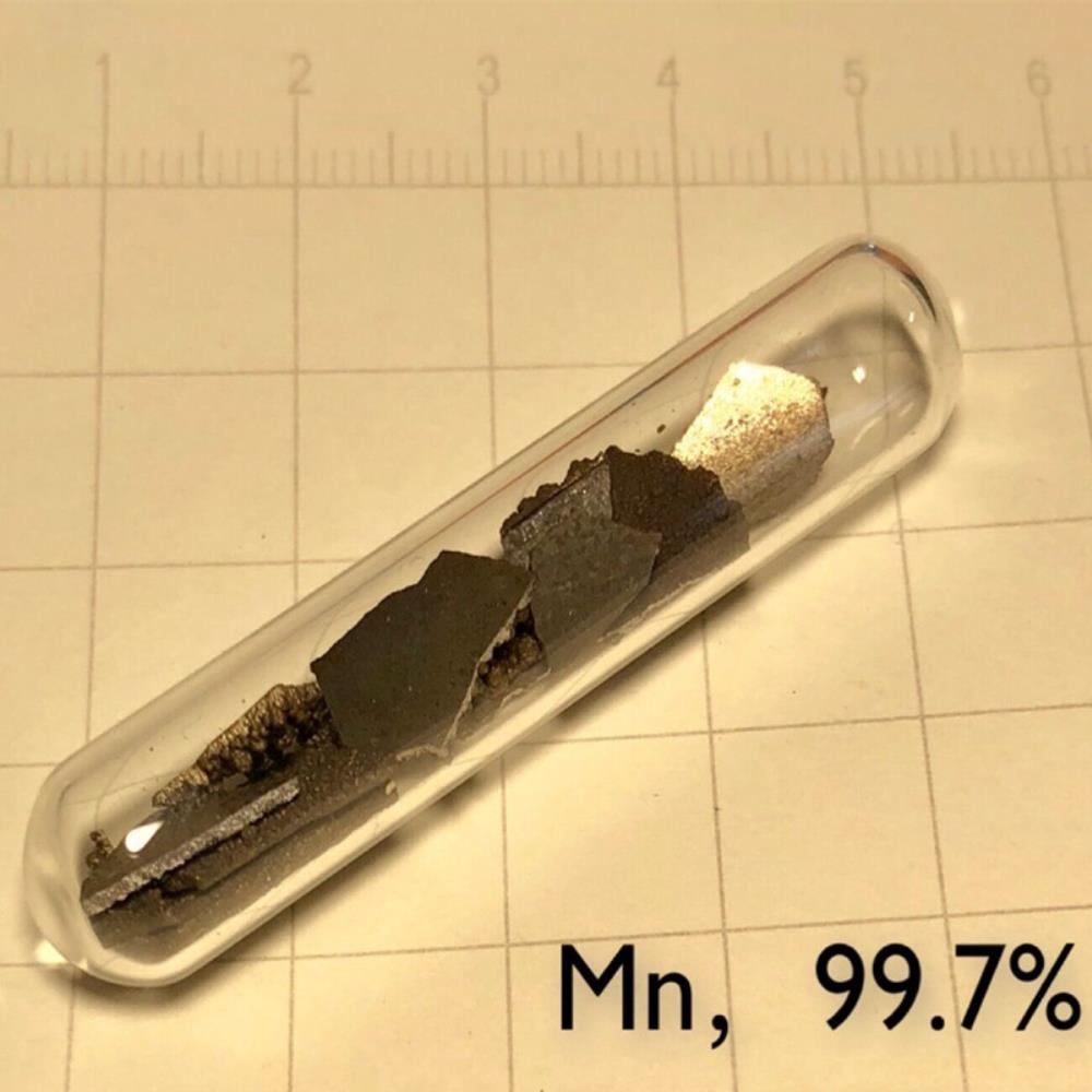 37c2a7fd77ce7f69e18ccf7c0db195ac4c8 Glass Sealed Pure Manganese Sheet, Filled with Argon Gas Protection, 99.7% High-purity Electrolytic Mn - Image 2