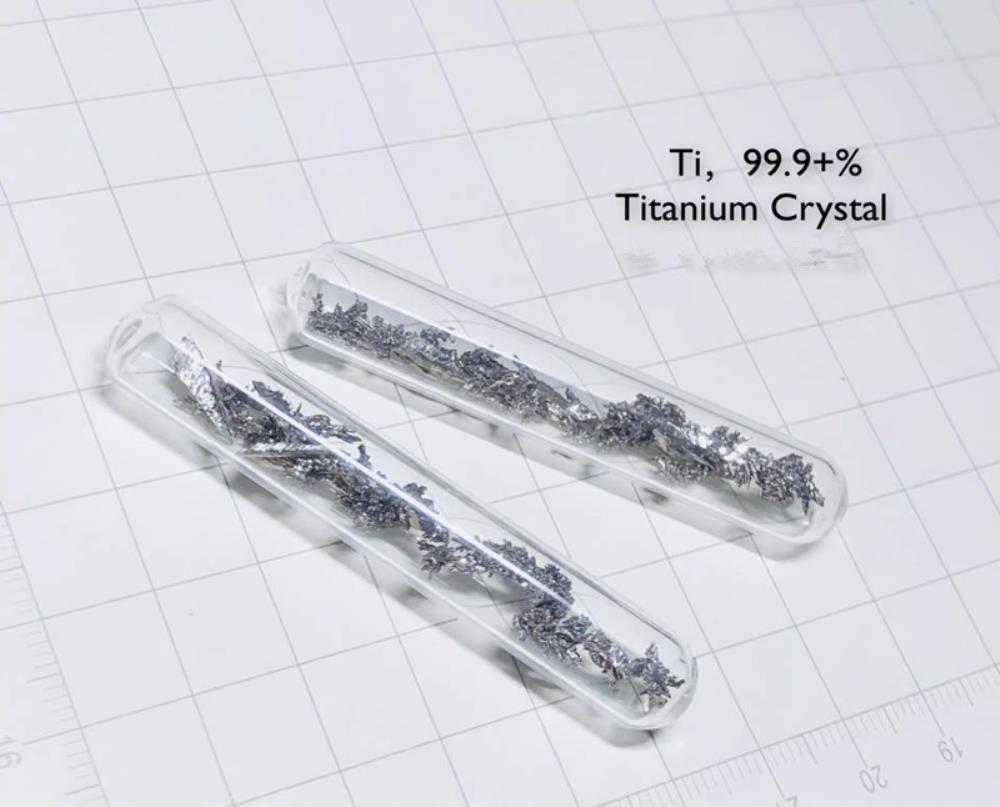 3f7699584c2c80b158cd7ab351921ff3636 Glass Sealed Titanium Crystal, 99.9% High-purity Metal Ti
