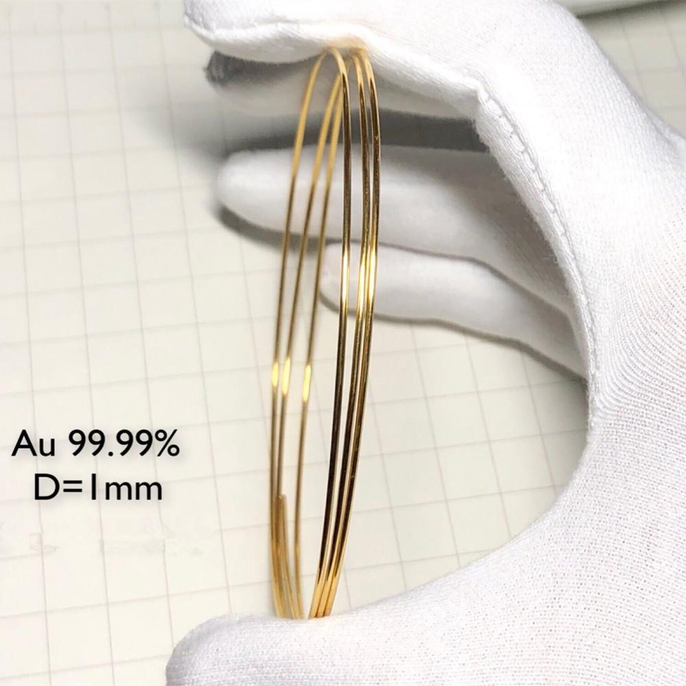 4759c0cfa5499a859c4dd09b2a574625ea1 Pure Gold Wire, Diameter 1mm, Length 5cm, 99.99% High-purity Au - Image 2