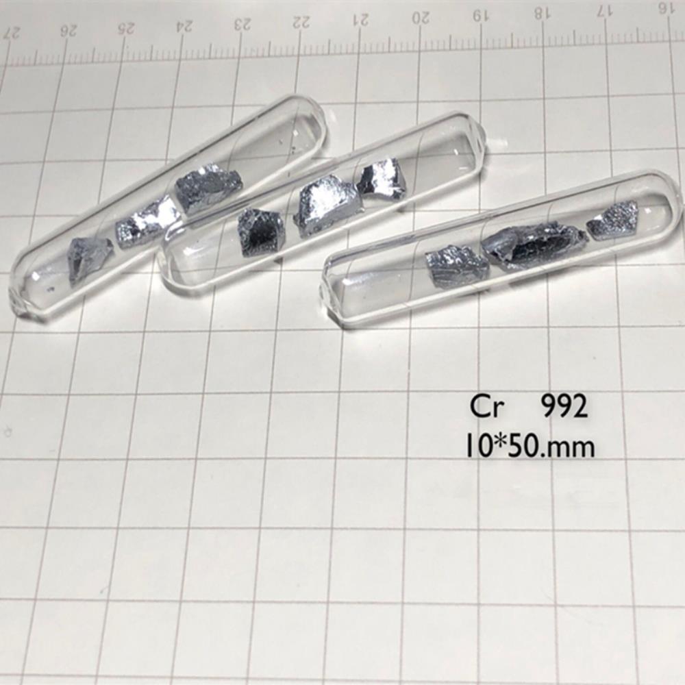 4be67a965cc3b43c27049cd2a56338e529b Glass Sealed Metal Chromium Block with Cr 99.2%