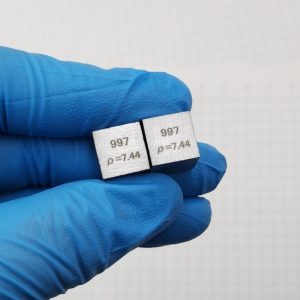 1cm Metal Manganese Cube, 99.9% High-purity Element Mn Block