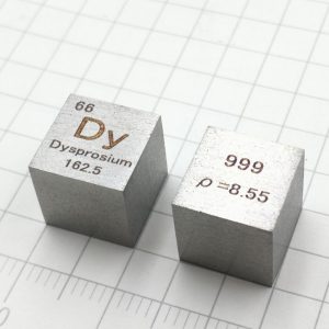 1cm Dysprosium Cubic, 99.9% High-purity Metal Dy Block