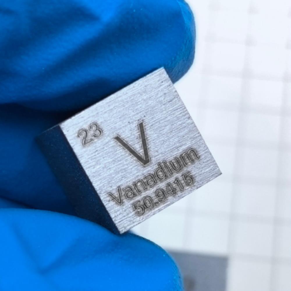 626b67de7daa7113eb71edd0852be32165a 10mm Metal Vanadium Cube, 99.9% High-purity Element V Block