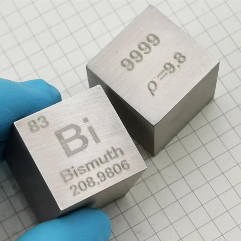 66e305cd674857385bdd7db319337e16817 1-inch Metal Bismuth Cube, 99.99% High-purity Element Bi Block