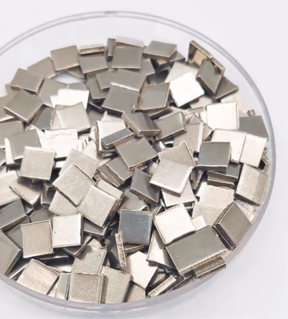 66fa6386f4b441a6bfc8474ea8b70ac5a97-49 Electrolytic Cobalt Square Sheet 10mm, 99.95% High-purity Metal Co 100g