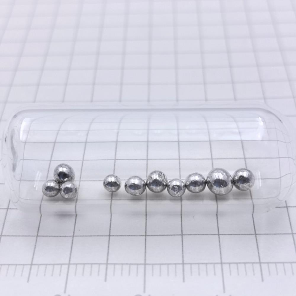 69c1c02a08ab8acde6e1b696aa59f8a0dae 1g Glass Sealed Indium Bead Metal Sample for Element Collection, Hobby Exhibition - Image 2