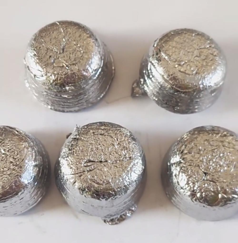 69d230ad7bf1cb44cd8424bced45f5b259f 200g Round Lead Ingot High-purity Metal Element Pb99.99%