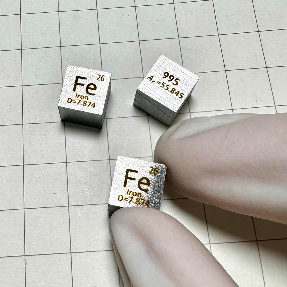 6eb5f79ce8e0cbe54ae6df1ef536c8a9df0 10mm Metal Iron Cube, 99.5% High-purity Element Fe Block - Image 3